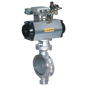 ZSHW型氣(qi)動蝶閥(fa)