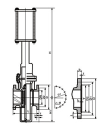 有導(dao)流孔(kong)平闆(pan)閘閥(fa)